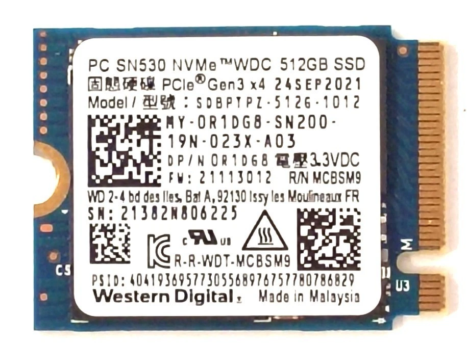 Western Digital M.2 Interface 512 GB Solid State Drives for sale
