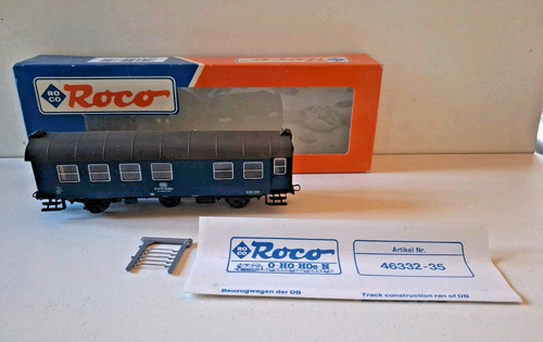 Roco 46334 Bauzugwagen für den Bautrupp der DB aus einer Sammlung mit OVP AC | Condition: Gebraucht