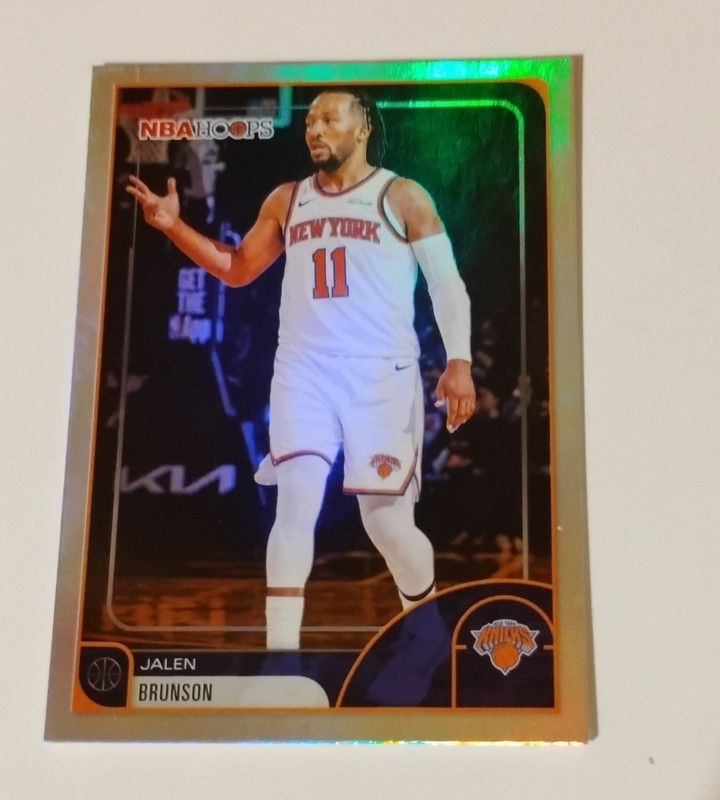 Panini 2024-25 NBA Hoops Throwback Insert Jalen Brunson #19 Knicks