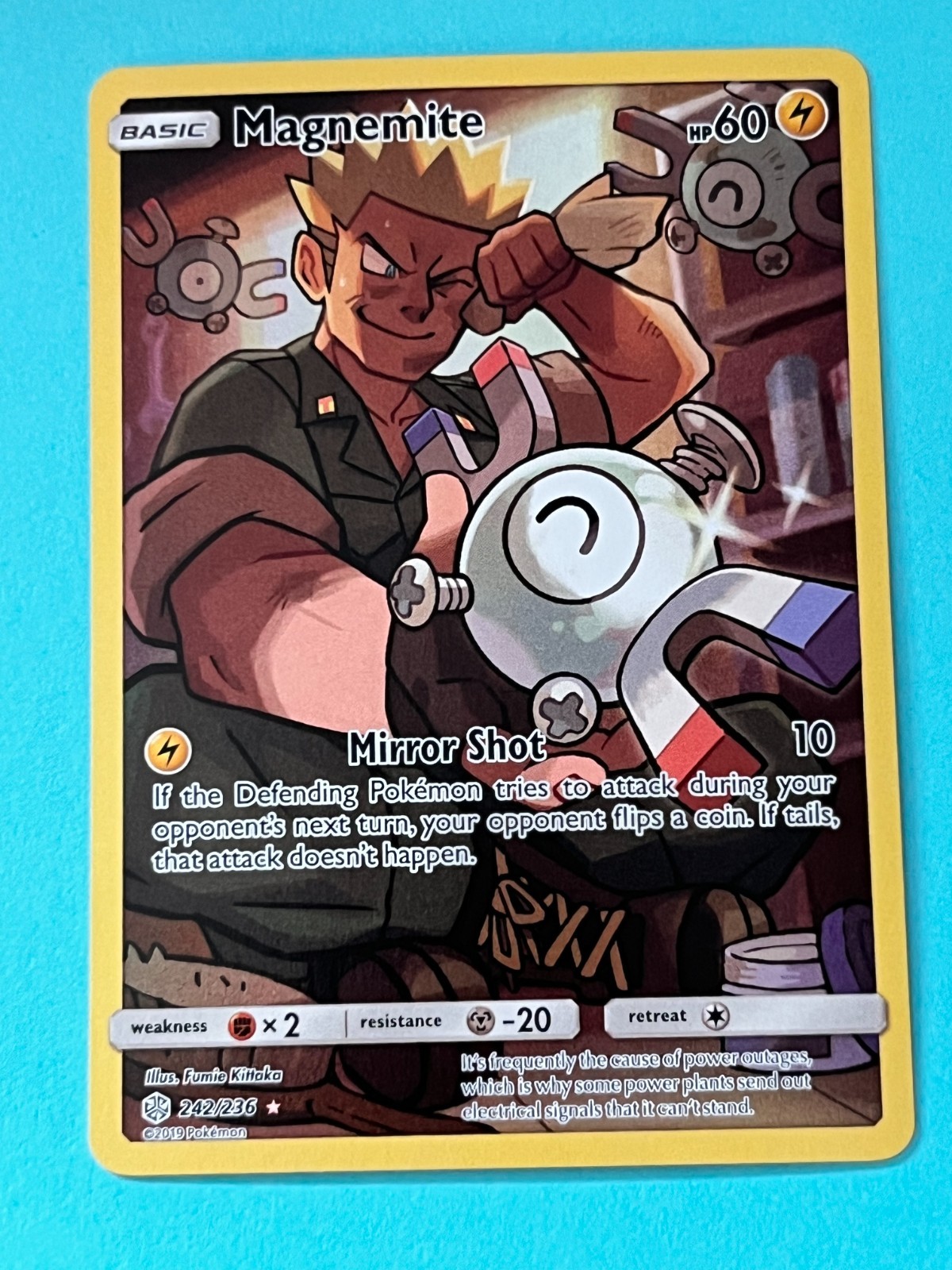 Magnemite (Secret) 242/236 Sm-Cosmic Eclipse Holo