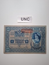 1000 Kronen 1902 &Ouml;sterreich  , Banknoten , Alte Banknoten , Geldscheine