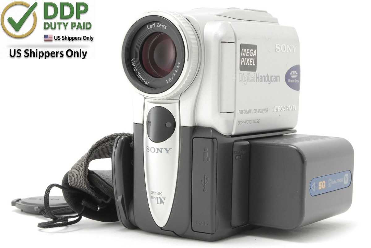 SONY miniDV HANDYCAM DCR-PC101 ③ Sony Handycam DCR-PC101 Mini DV Camcorder Nightshot MiniDV VCR