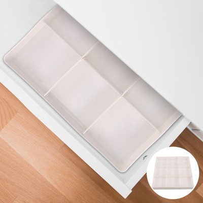 Vanity Drawer Organizer Adjustable Divider Eye Shadow Brushes Organizator