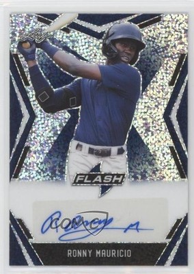 2020 Leaf Flash Blue 14/50 Ronny Mauricio #BA-RM2 Auto l4t