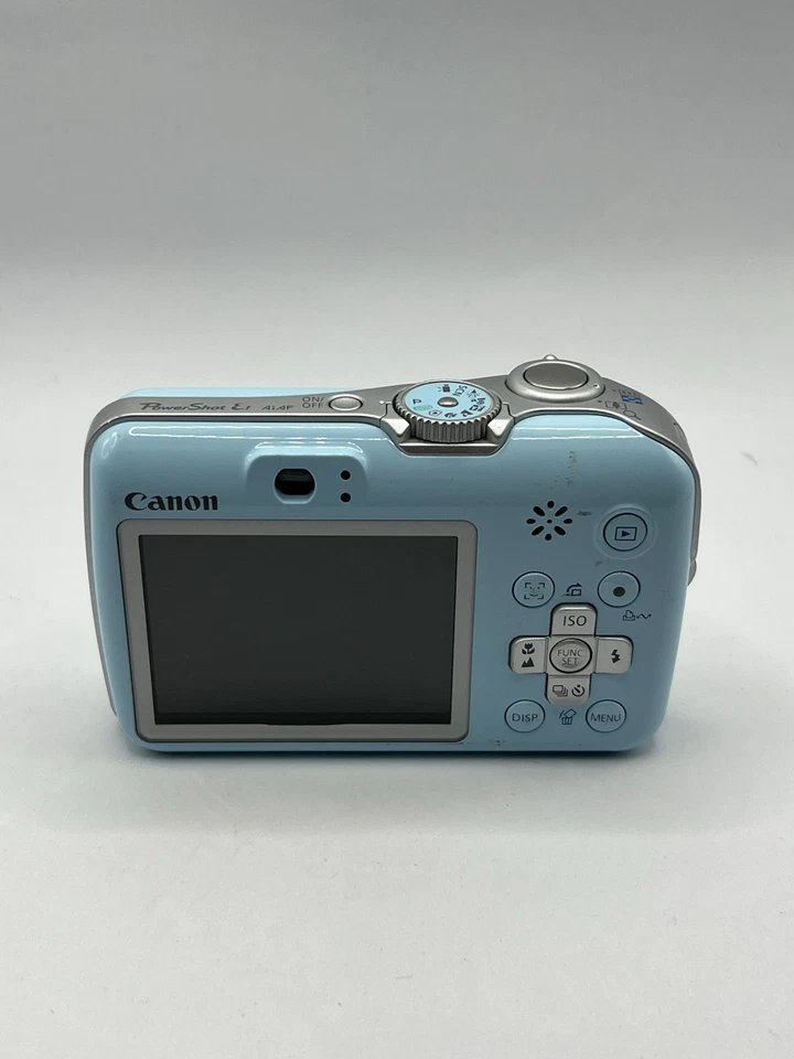 Getestet ✅ I Canon Powershot E1 Digitalkamera 10MP Digital Kamera Vintage Blau - Bild 3 von 4