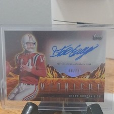 2024 Steve Grogan (Patriots) Topps Midnight Dusk Horizon Signatures 10/75