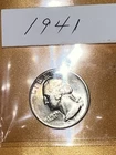 1941 Washington 25C Silver Quarter / UNC