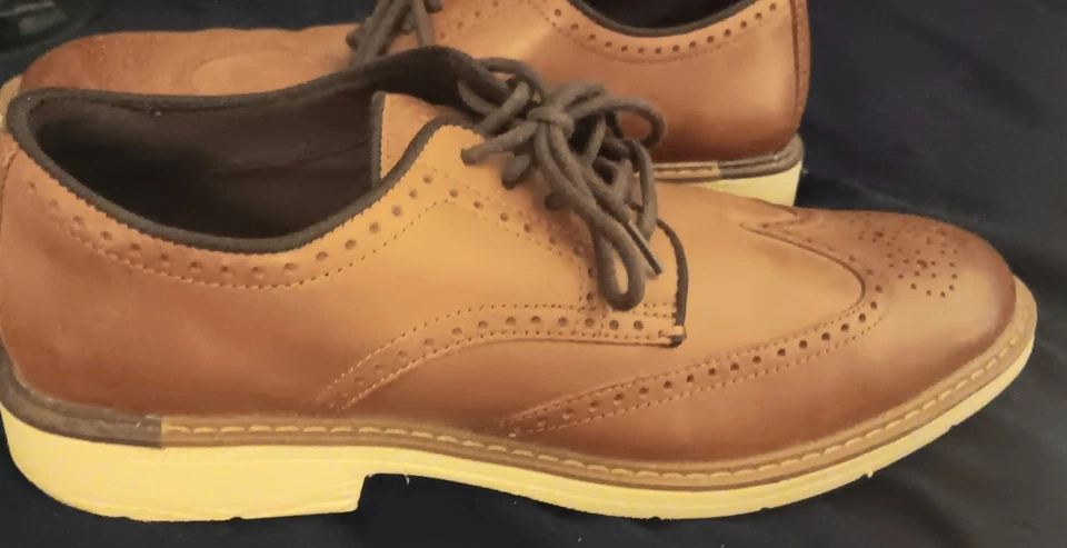 Cole Haan Grand Series Men's Wing Tip Shoes Size 10.5 - Изображение 2 из 4