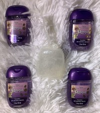 BATH  BODY WORKS DISNEY PRINCESS RAPUNZEL HAND SANITIZER SET OF 4 FREE HOLDER