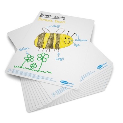 Show-me A4 doppelseitige trocken abwischbare Whiteboards - 10er Pack - schlicht, leicht &