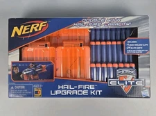 NERF Hail-Fire Upgrade Kit  NEW 4 Clips + 24 Elite Darts Foam