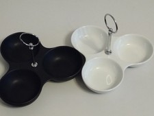 2 Snack-Schalen *weiß*