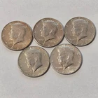 5 x 40% Halves 1965-69 0.7395 Troy Oz. Silver Quality Constitution Coins $2.50FV