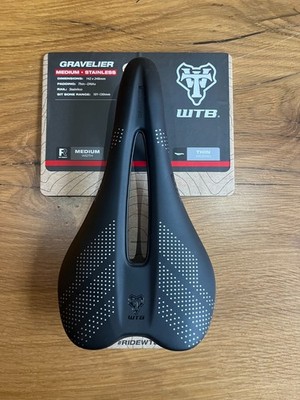 WTB Gravelier Saddle - Black, Stainless