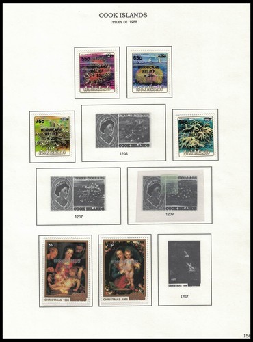 COOK ISLANDS 1987-89 ISSUES ON 6 PAGES (LHM/MNH) *CLEAN & FRESH* - Picture 2 of 6