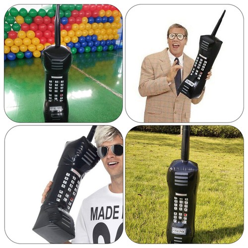 2 Count Aufblasbarer Großer Kind Telefon Vorgeben Spielzeug - Zdjęcie 4 z 12