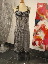ELEGANTE ROBE LONGUESOIE SILK MAXI DRESS COLLECTION SAVE THE QUEEN M 38 UK M 10