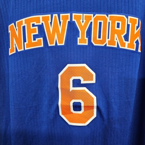 NWT 2016 Adidas NBA New York Knicks Kristaps Porzingis 6 Swingman Jersey Men 3XL - Picture 2 of 11