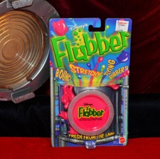 RARE DISNEY 1997 FLUBBER Pink MATTEL Robin Williams NEW SEALED CARD - FREE SHIP