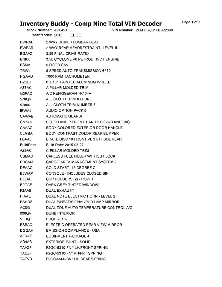Used Rear Right Ind Rr Suspension Assembly fits: 2015 Ford Edge without crossmem Foto 2 de 4