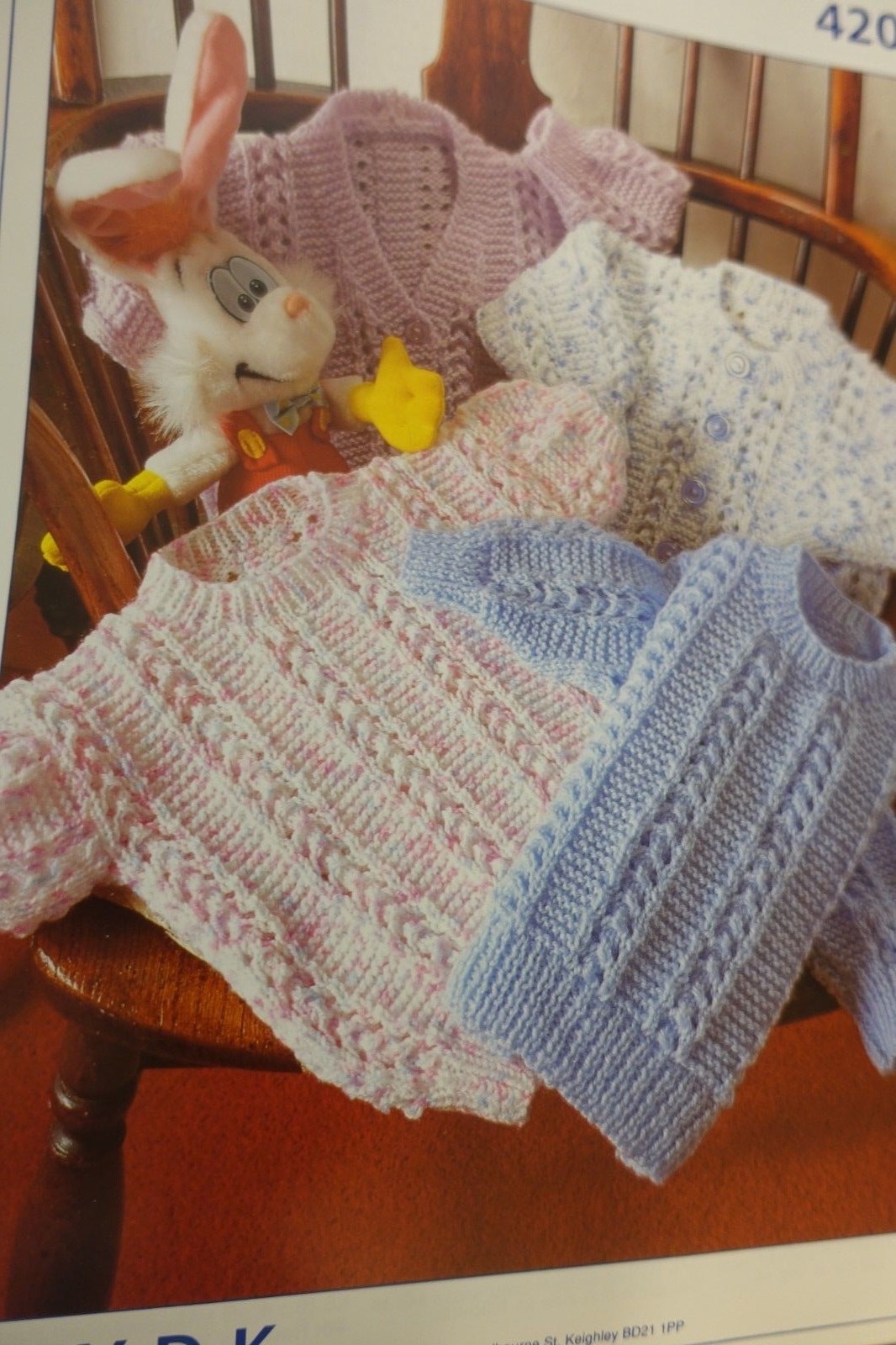 Stylecraft Knitting Pattern 4207 Baby DK Sweaters & Cardigans 14-28 Stylecraft Knitting Pattern 4207 Baby DK Sweaters & Cardigans 14-28