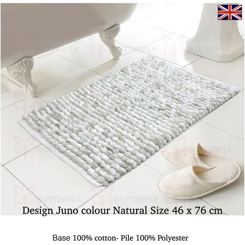 LUXURY 100% COTTON DESIGN HEAVY BATH MAT RUG NEW DESIGNS MANY COLOURS - Picture 20 of 32