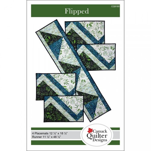 Flipped Quilt Pattern by Joanne Kerton for Canuck Quilter Designs - 第 1/2 張圖片