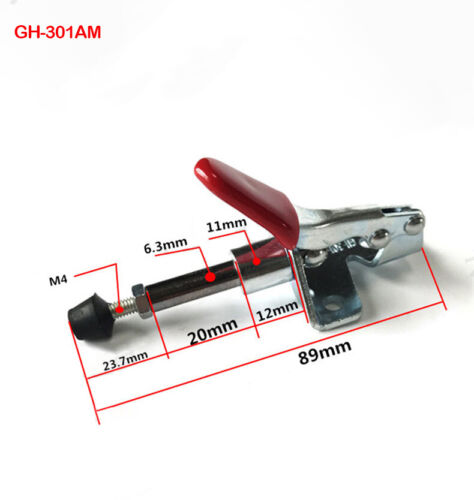90Kg Holding Capacity Toggle Clamp GH-301- Quick Horizontal Clamp Release Tools - Picture 2 of 20