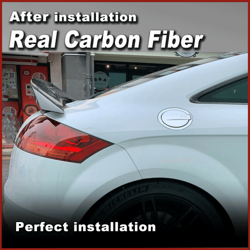 Carbon Spoiler Heckspoiler Abrisskante Lippe für AUDI 8J TT TTS MK2 08-14 Ansatz - Picture 5 of 14