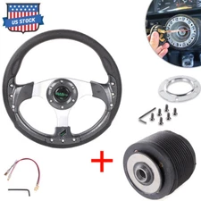 Pane 13 inch 320mm Universal Steering Wheel with Hub Adapter