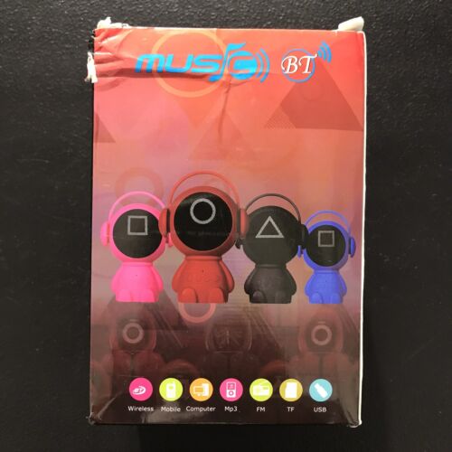 Tintenfisch Spiel rot Bluetooth Lautsprecher NEU Box Verschleiß - Bild 3 von 6