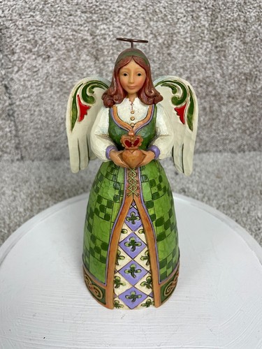 Jim Shore Heartwood Creek 4025836 Fill Your Heart With Irish Blessing Angel