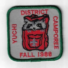 Yuchi District Camporee Fall 1988 DGR Bdr. [GT-603]