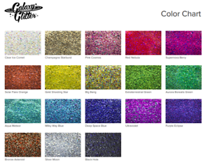 Galaxy Paints Colour Chart