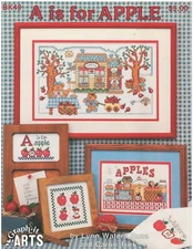 Graph-it Arts, " A is for Apple " Cross Stitch Patterns BK49