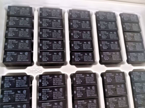 25PCS LOTS OF G6B-1114P-US-DC24 Omron General Purpose power Relay - BRAND NEW - Picture 2 of 6