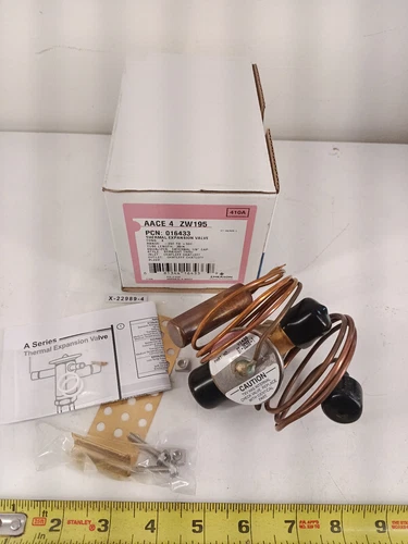 Emerson AACE 4 ZW195 thermal expansion valve 016433 30" tube length -20f to +50f