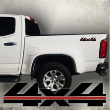 4x4 Sport Decal Stickers Black Matte And Red Set 4x4 Sport Decal Stickers Black Matte And Red Set