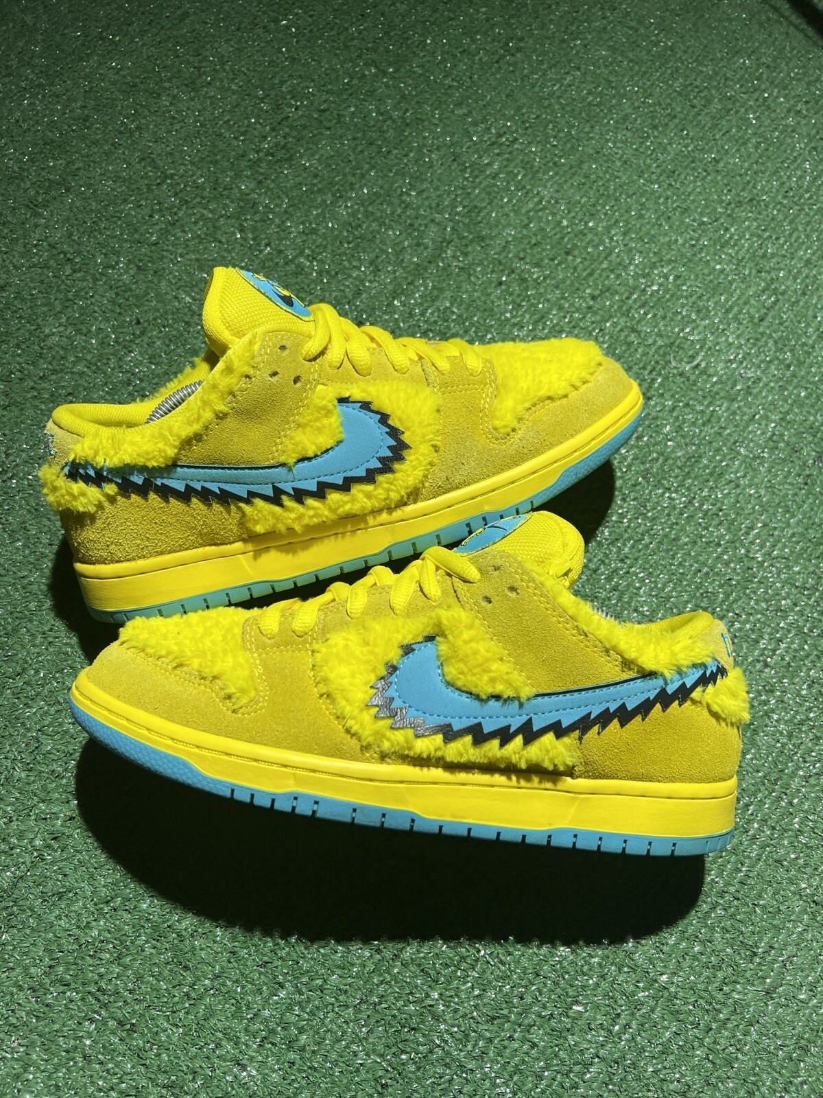 Size 8.5 - Nike Dunk Low SB x Grateful Dead Yellow Bear