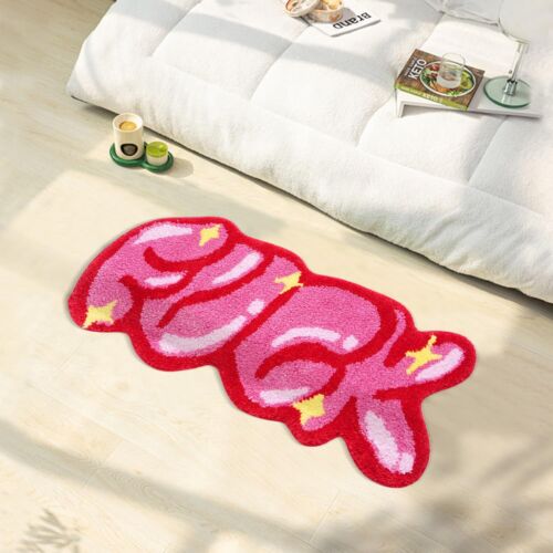 Pink Cute Bathroom Rugs Non Slip Extra Soft Funky Funny Bath Mat For Bathroom... - Picture 7 of 8