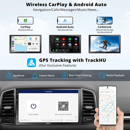 ATOTO S8 MS 7" 2Din Android Autoradio 4G LTE Radio Wireless CarPlay&Android Auto - Bild 3 von 8