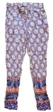Women's Suzani Printed Casual High Waist Leggings, Female Clothing, Aerobics