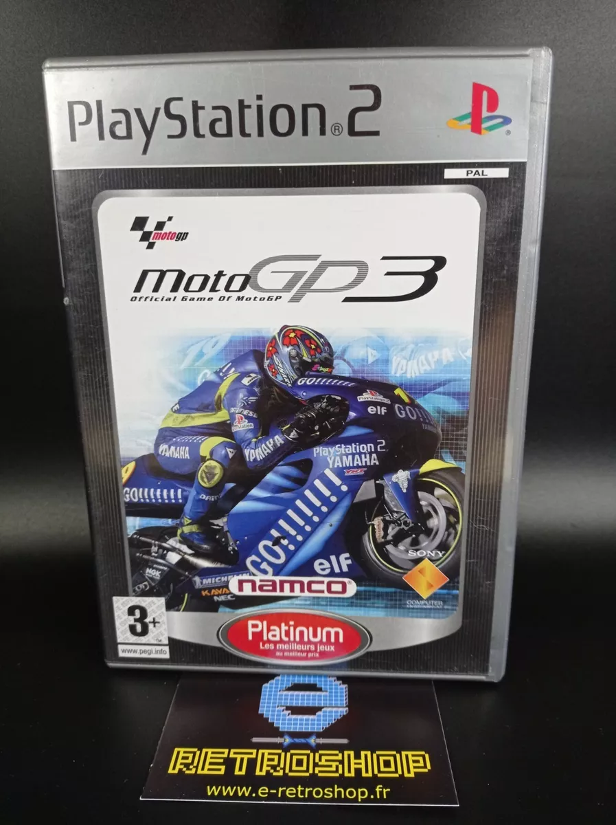 Jogo MOTO GP3 PS2 PlayStation 2 Platinum inclui manual Bom Estado Como Visto