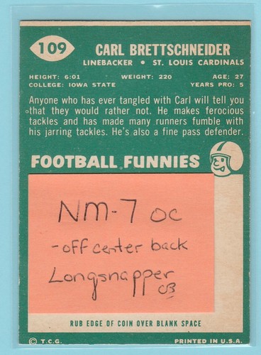 1960 Topps Football Singles - SELECT FROM A VARIETY OF CARDS - - Picture 119 of 151