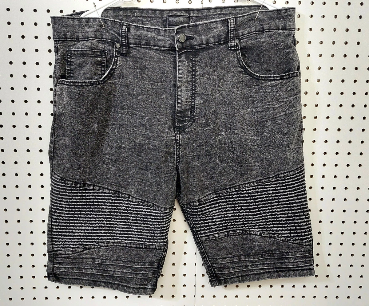 Moto jean cheap shorts mens