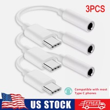 USB-C Type C to 3.5mm AUX Headphone Jack Adapter Lot For iPhone 17 16 15/Android