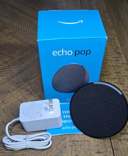 Amazon Echo Pop Smart Speakers Alexa Bluetooth Voice Control White