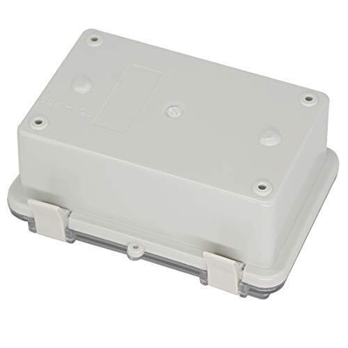 Plastic Waterproof Moistureproof Electrical Junction Box Hinged Clear Cover - Picture 3 of 7