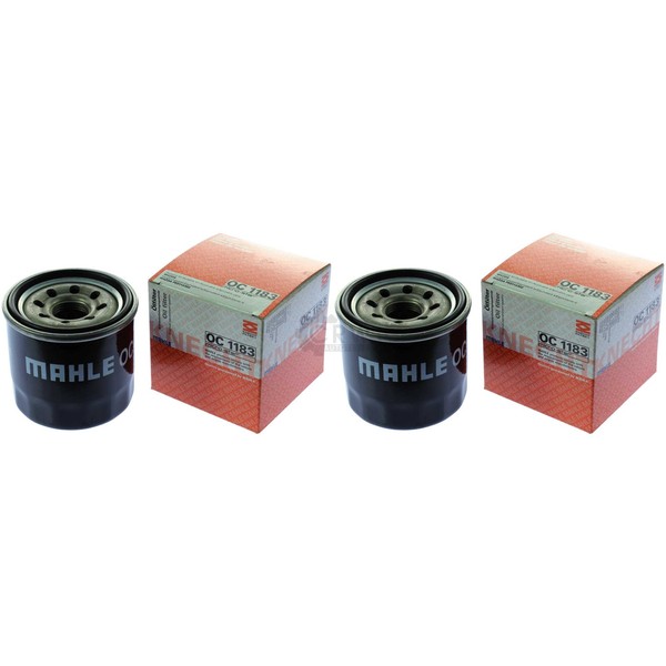 2X Mahle / Knecht ÖLfilter OC 1183 Oil Filter FüR Mazda 3 BM-image