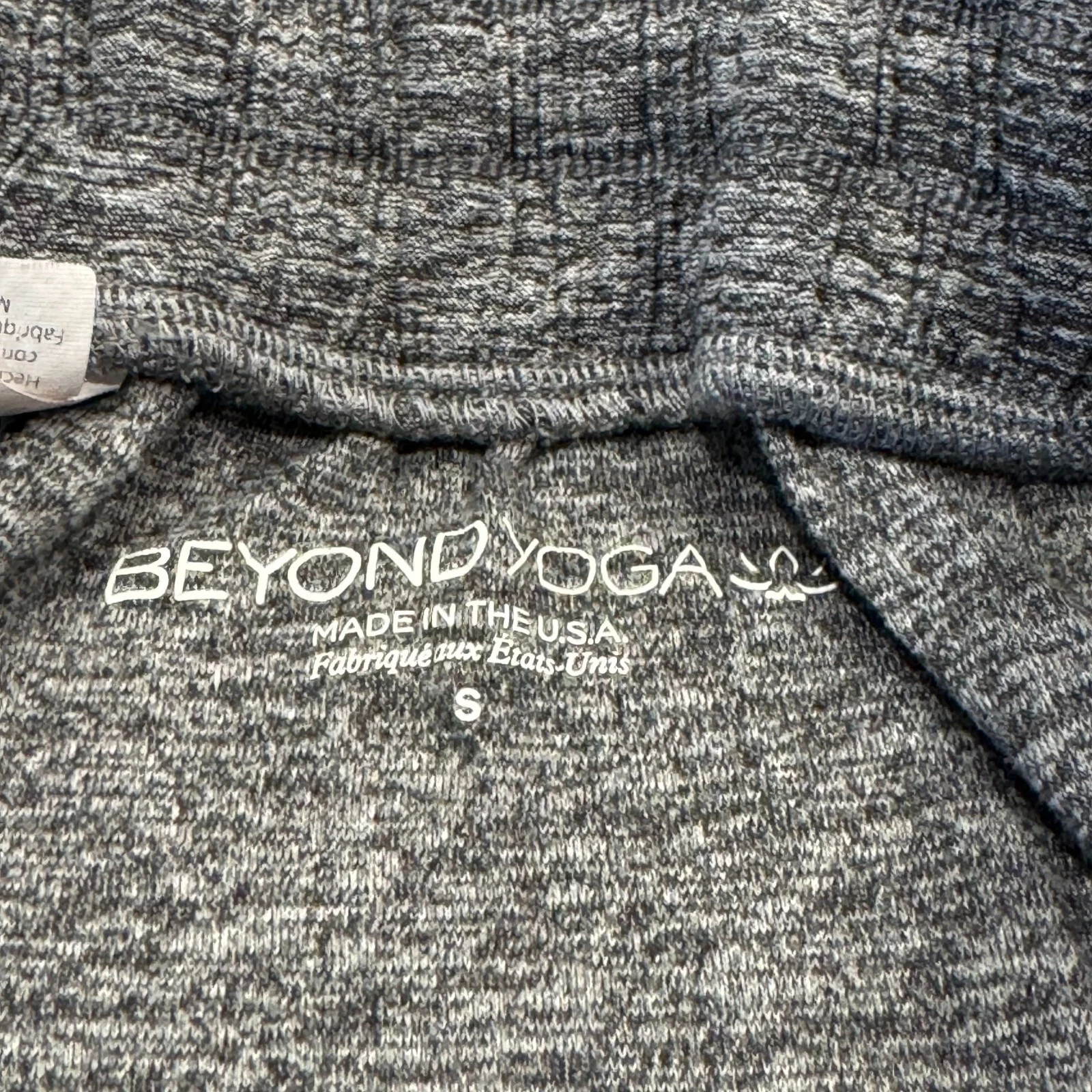 beyond-yoga jogger heather drawstring waist pockets pants